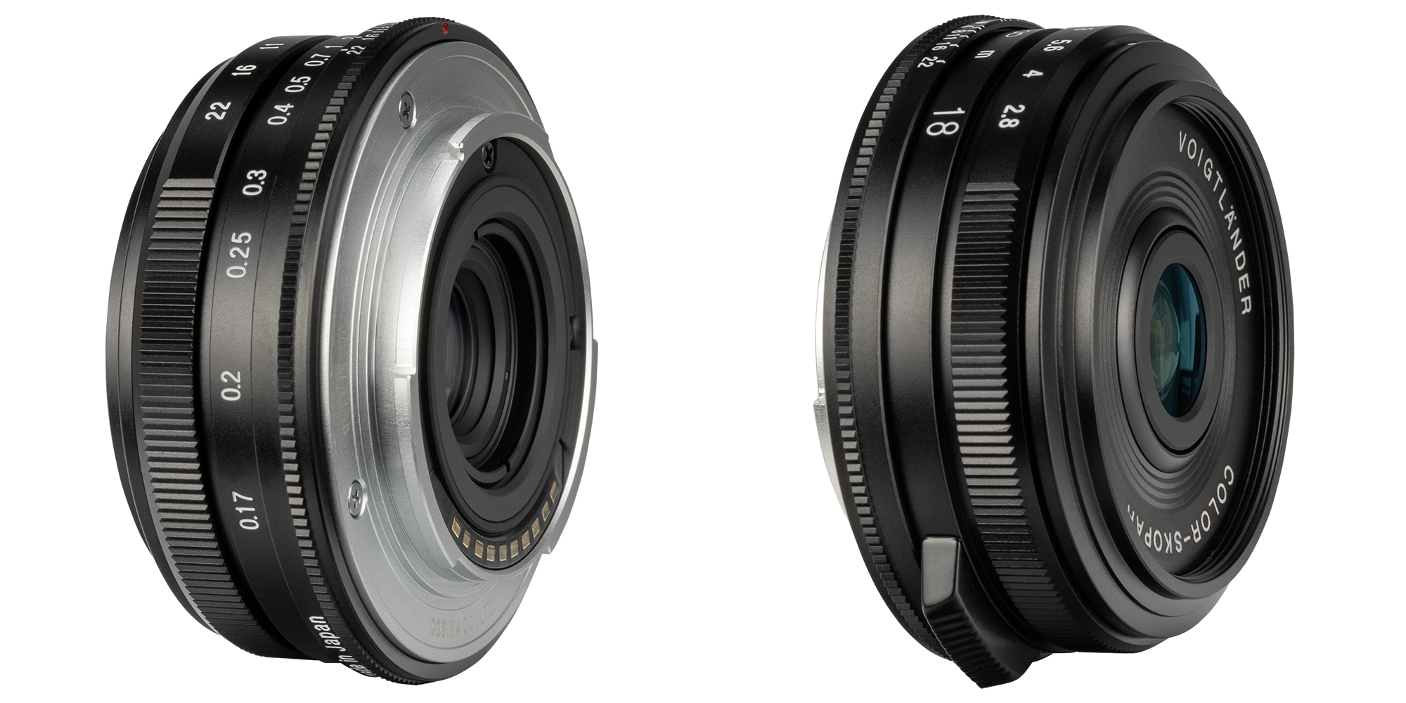 Obiektyw Voigtlander Color Skopar 18 mm f/2,8 do Fujifilm X - czarny - Bagnet Fujifilm X